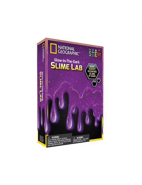 National Geographic Glow InThe Dark Slime Lab Purple