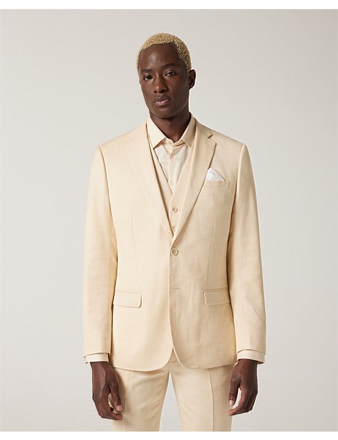 Slim Stretch Textured Tailored Jacket