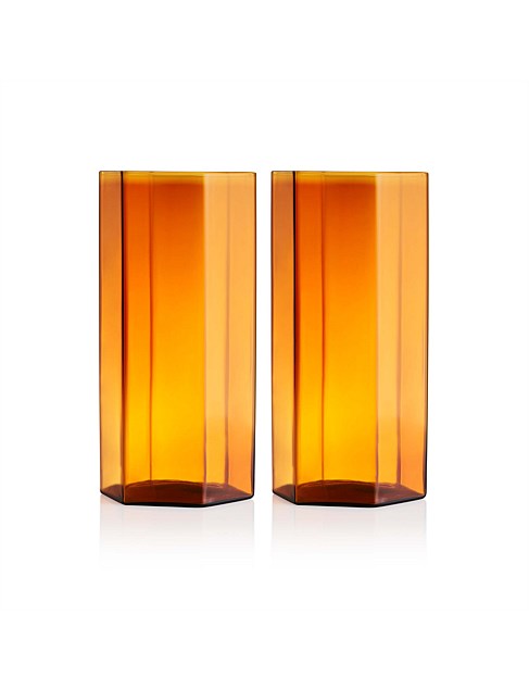 CouCou Glasses Amber Set of 2