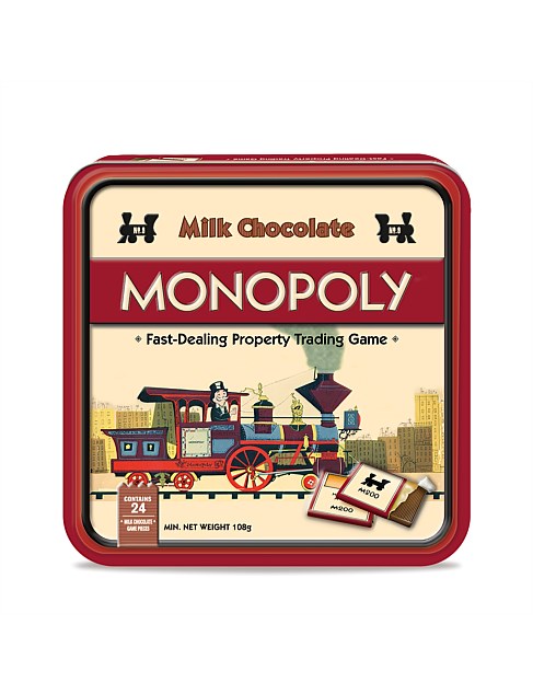 MONOPOLY CHOCOLATE GAME TIN 104G