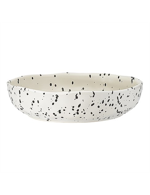 SPECKLE DINNER BOWL 22CM POLKA