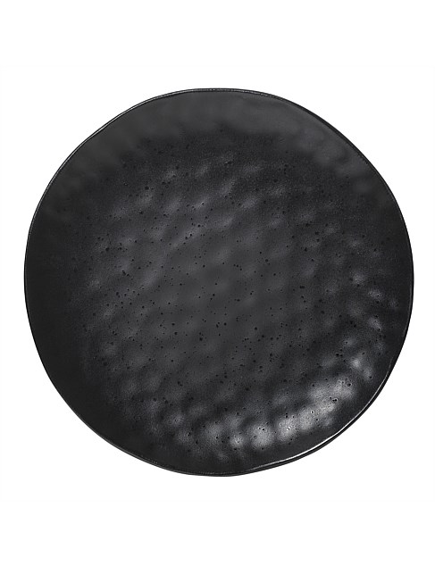 SPECKLE DINNER PLATE 27CM EBONY