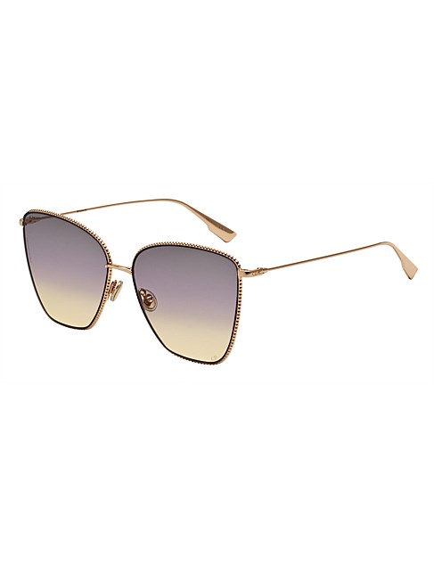 Christian Dior. DIORSOCIETY1 GOLD Sunglasses