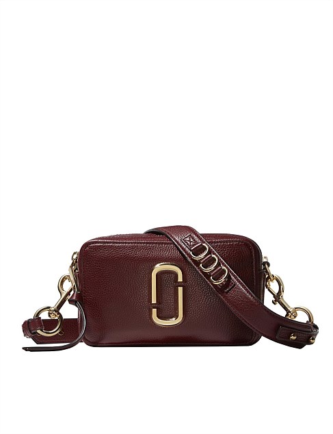 softshot 21 leather crossbody bag