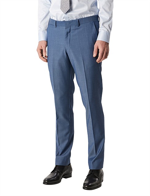 SLIM TWO TONE TWILL SUIT PANT