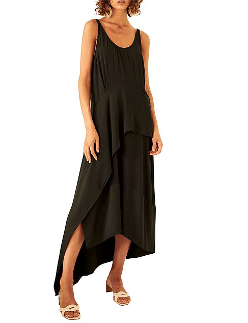 Apartment Clothing Scoop Neck Sheath Maxi Dress