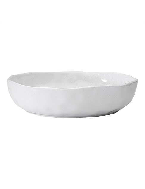 SPECKLE DINNER BOWL 22CM MILK