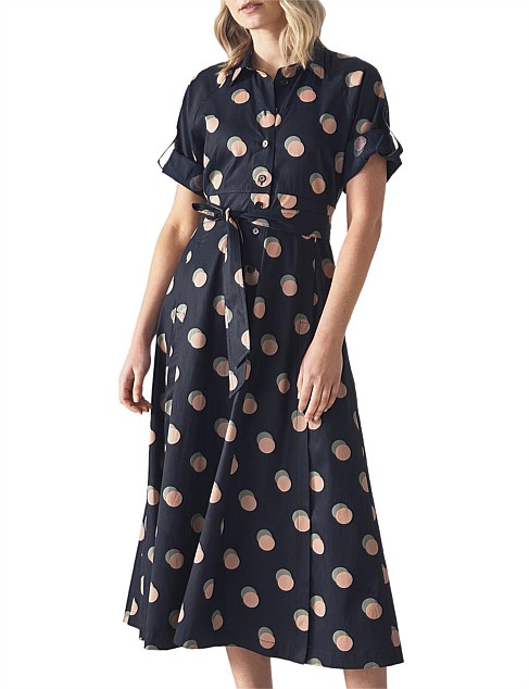 Eclipse Spot Shirt Dress