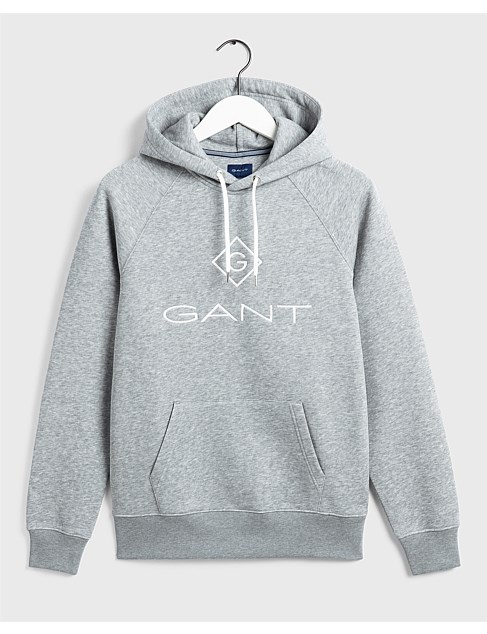 gant lock up stripe hoodie