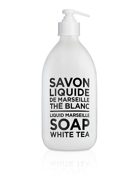 Black & White Liquid Marseille Soap 500ml - White Tea