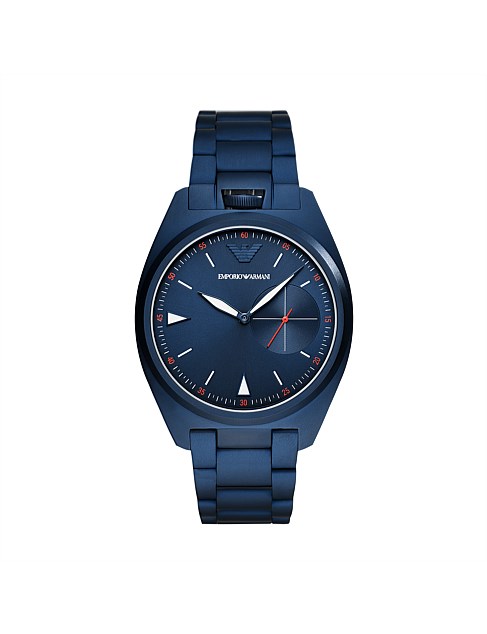 Blue Analogue Watch