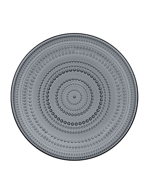 Kastehelmi Plate 31.5cm Dark Grey