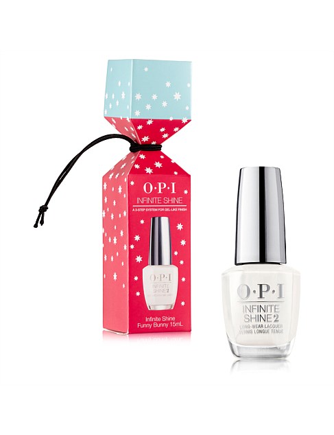 OPI Christmas ornament gift ft. Infinite Shine Funny Bunny