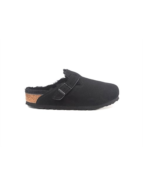 Boston Shearling Suede Leather Slip On