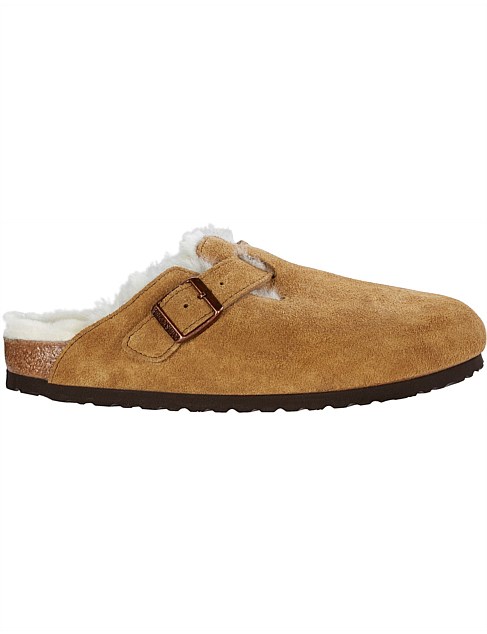 Boston Shearling Suede Leather Regular Slip On