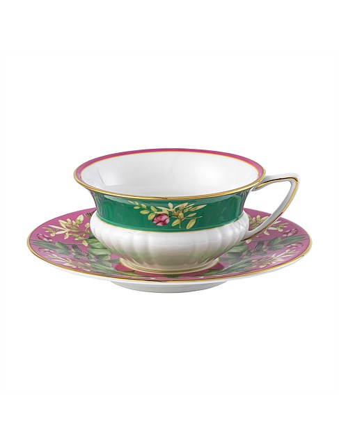 Wonderlust Pink Lotus Teacup & Saucer 140ml