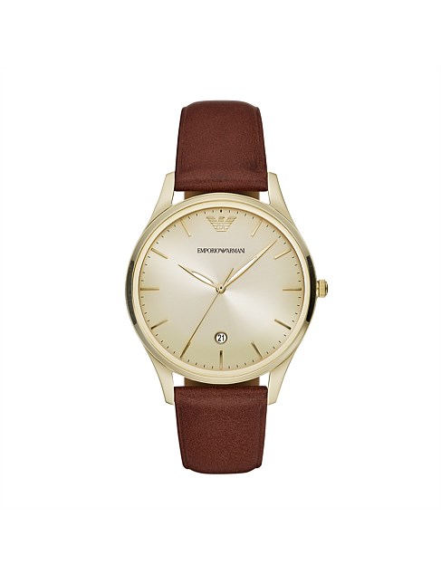 Brown Analogue Watch