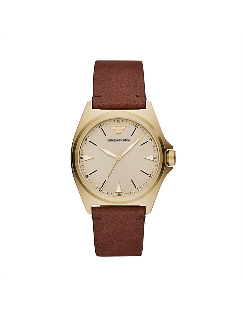 Brown Analogue Watch