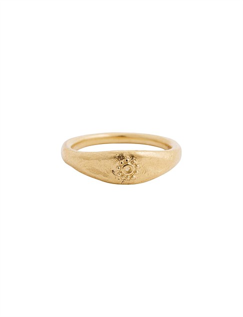 DESERT SUN GOLD PLATED RING