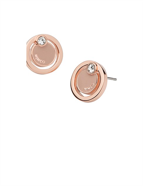 mimco twirl stud earrings