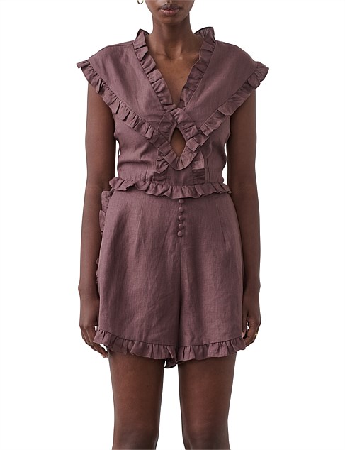 KAYLA LINEN PLAYSUIT