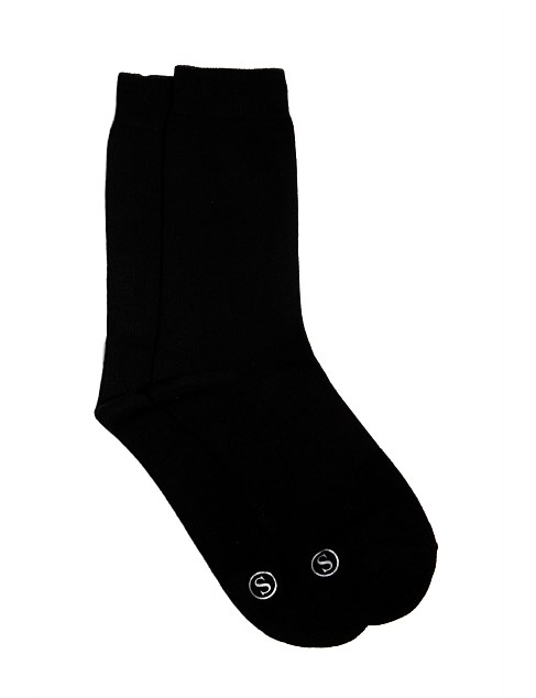 2 PACK COMFORT CREW BAMBOO SOCK