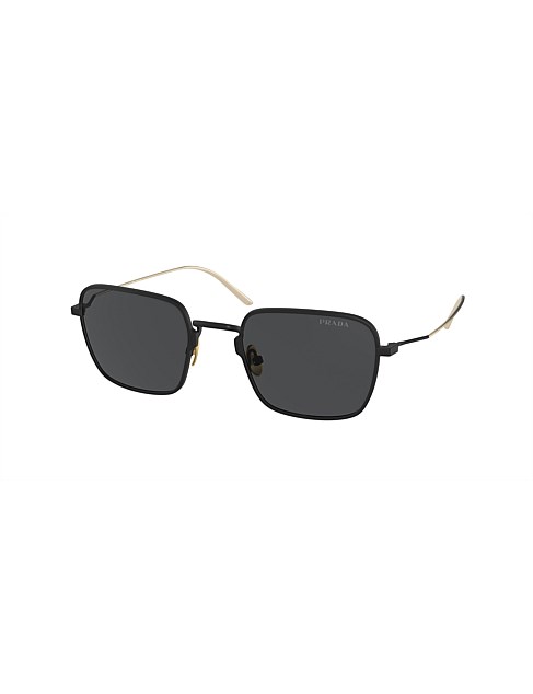 MATTE BLACK Pillow Titanium Sunglasses