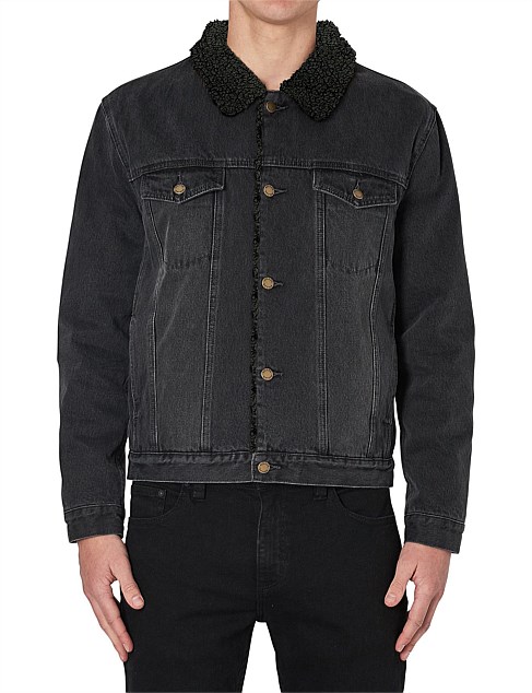 DENIM SHERPA JACKET