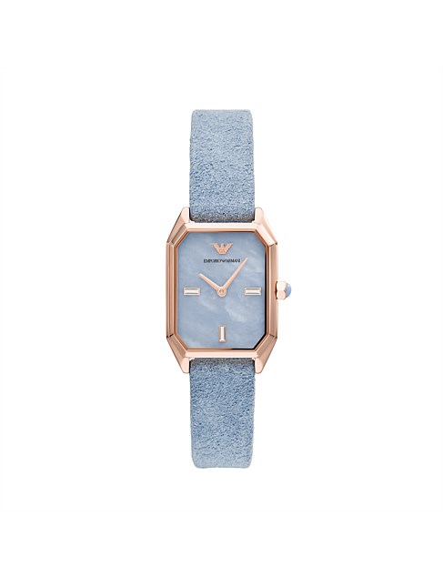 Blue Analogue Watch