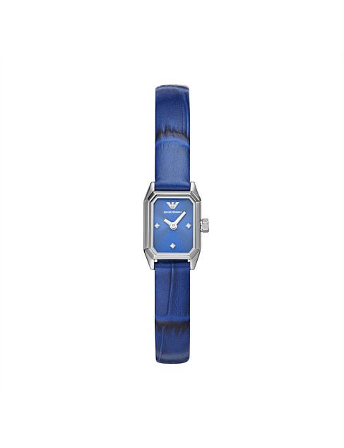 Blue Analogue Watch