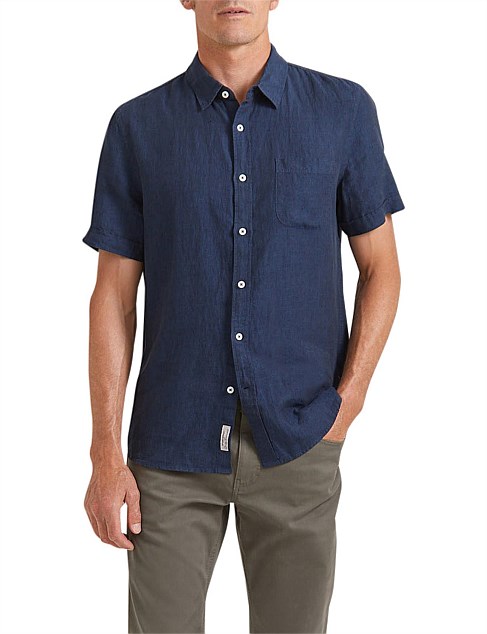 Short Sleeve Linen Shirt