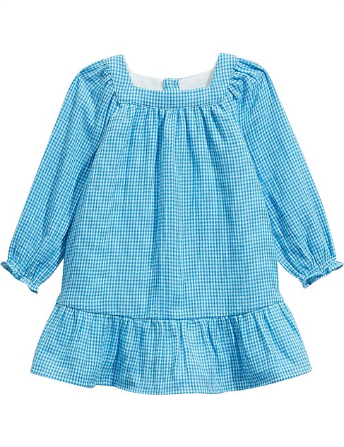 Gingham Textured Dress (Baby Girls 0-2)