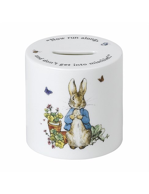 Peter Rabbit Money Box Blue