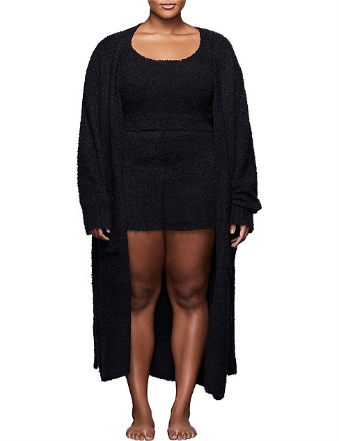 COZY KNIT ROBE ONYX