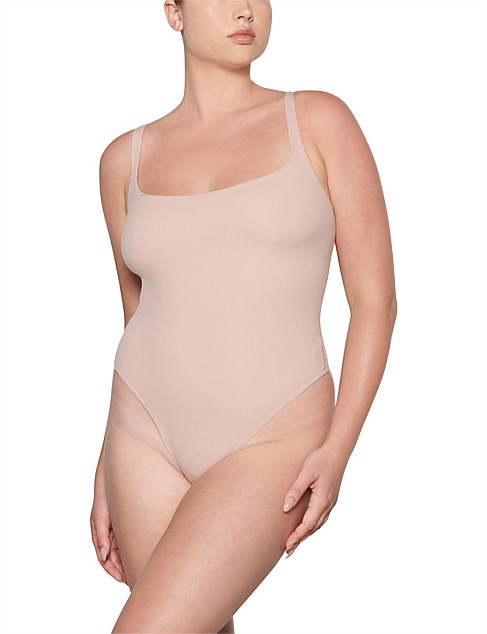 FITS EVERYBODY SQUARE NECK BODYSUIT DUSK