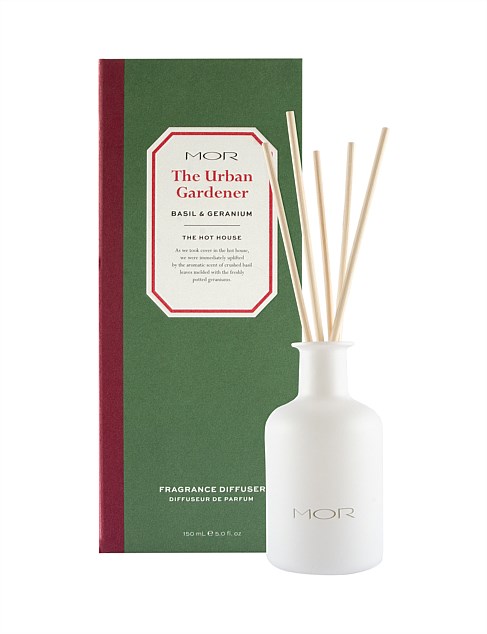 The Urban Gardener Diffuser 150ml - Basil & Geranium