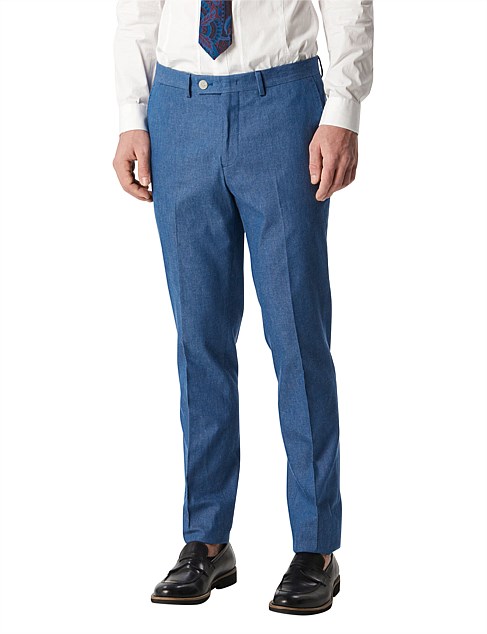 FINE COTTON TWILL SUIT PANT