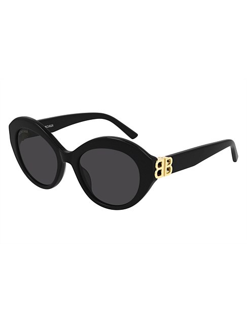 Black Round Frame Sunglasses