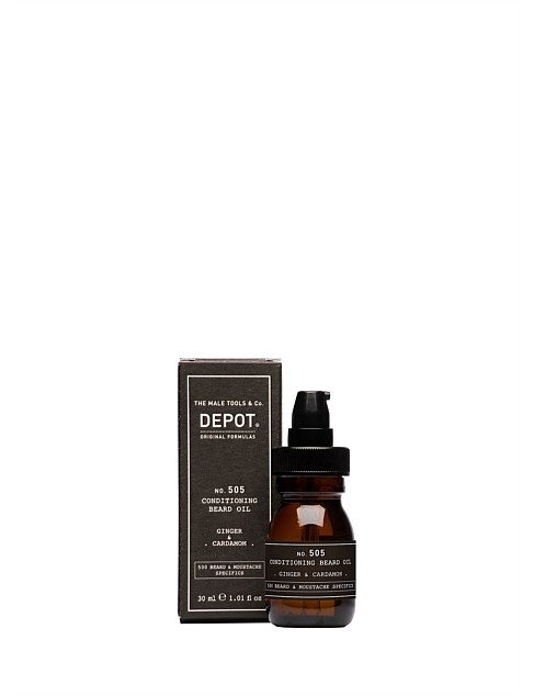 505. Conditioning Beard Oil 30ml - Ginger + Cardamon