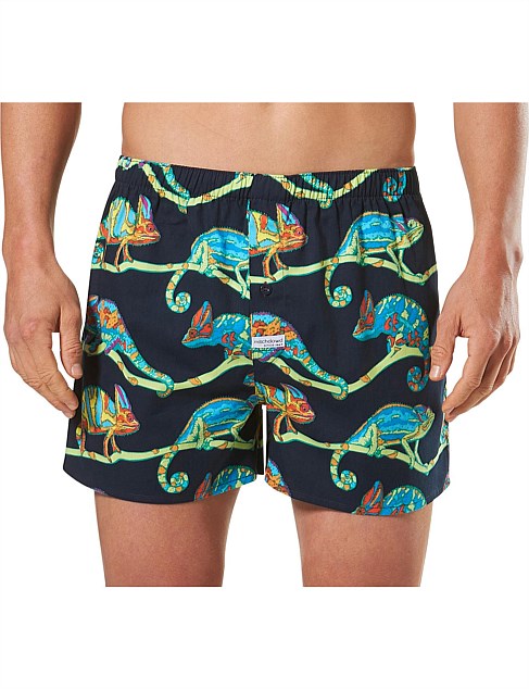 CHAMELEONS PRINTED COTTON BOXER