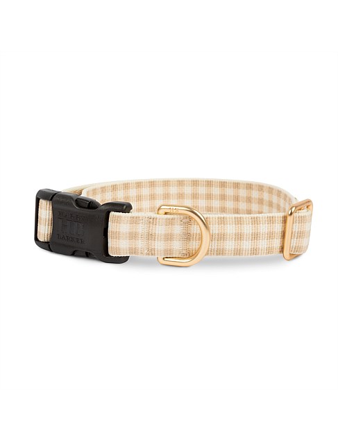 Farmhouse Check Collar Large