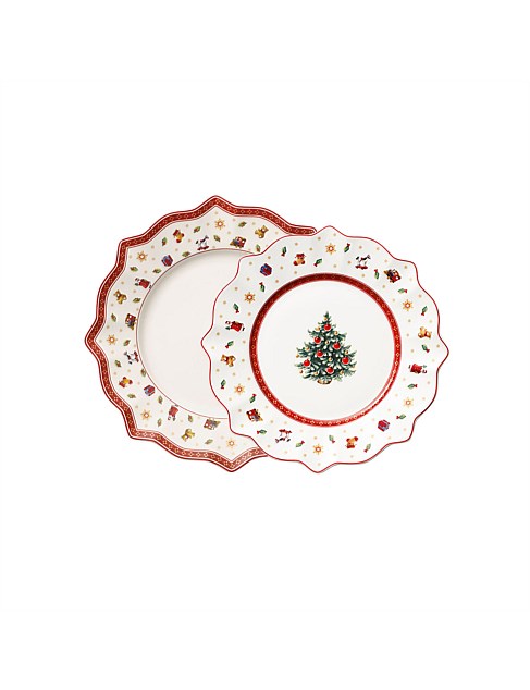 Toy's Delight Plate Set, 8-pieces