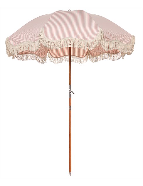 PREMIUM BEACH UMBRELLA LAURENS PINK STRIPE