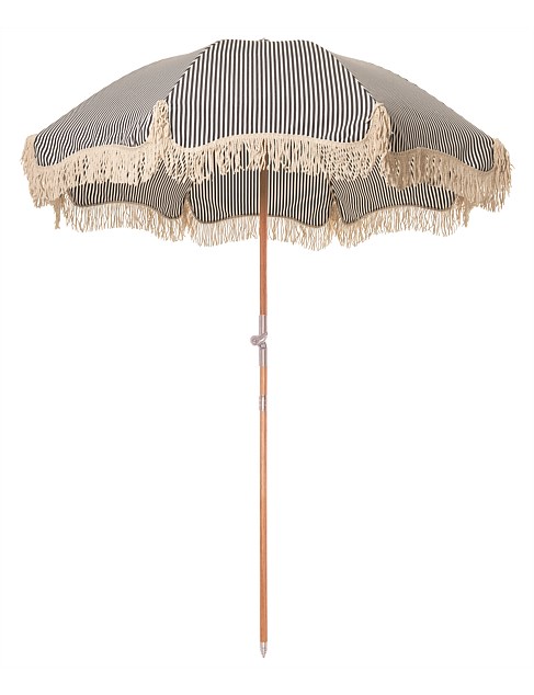 PREMIUM BEACH UMBRELLA LAURENS NAVY STRIPE