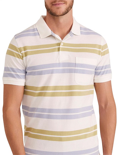 AYDEN STRIPE POLO