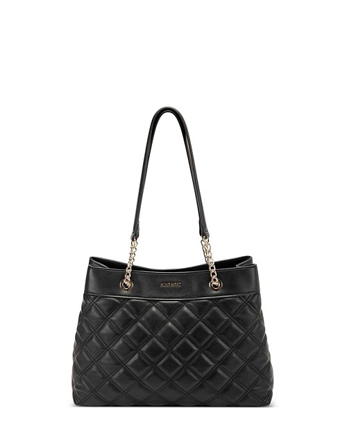 AVA JET SET BLACK CARRYALL TOTE BAG