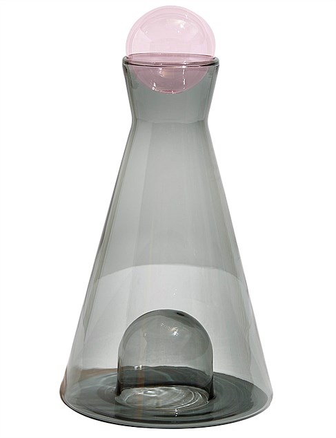 Vice Versa Carafe in Smoke/Pink