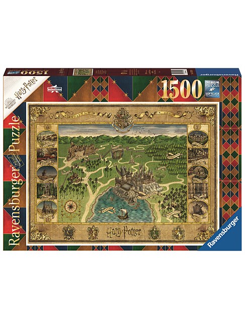 Harry Potter Hogwarts Map 1500pc