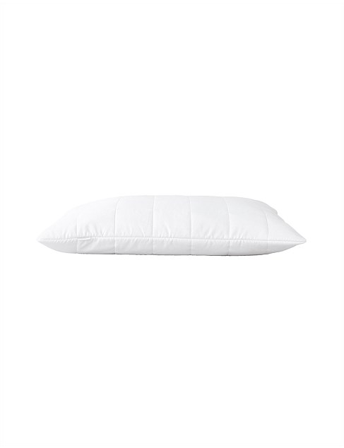 DELUXE SUPERSOFT WATERPROOF QUILTED PILLOW PROTECTOR IN WHITE