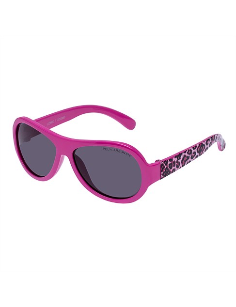 Lizard T Flexi Pink Aviator Sunglasses